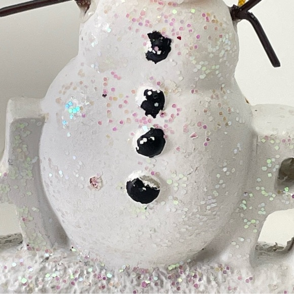 Snowman Hope Ornament Signed Stouffer 2008  Pair - Picture 5 of 15